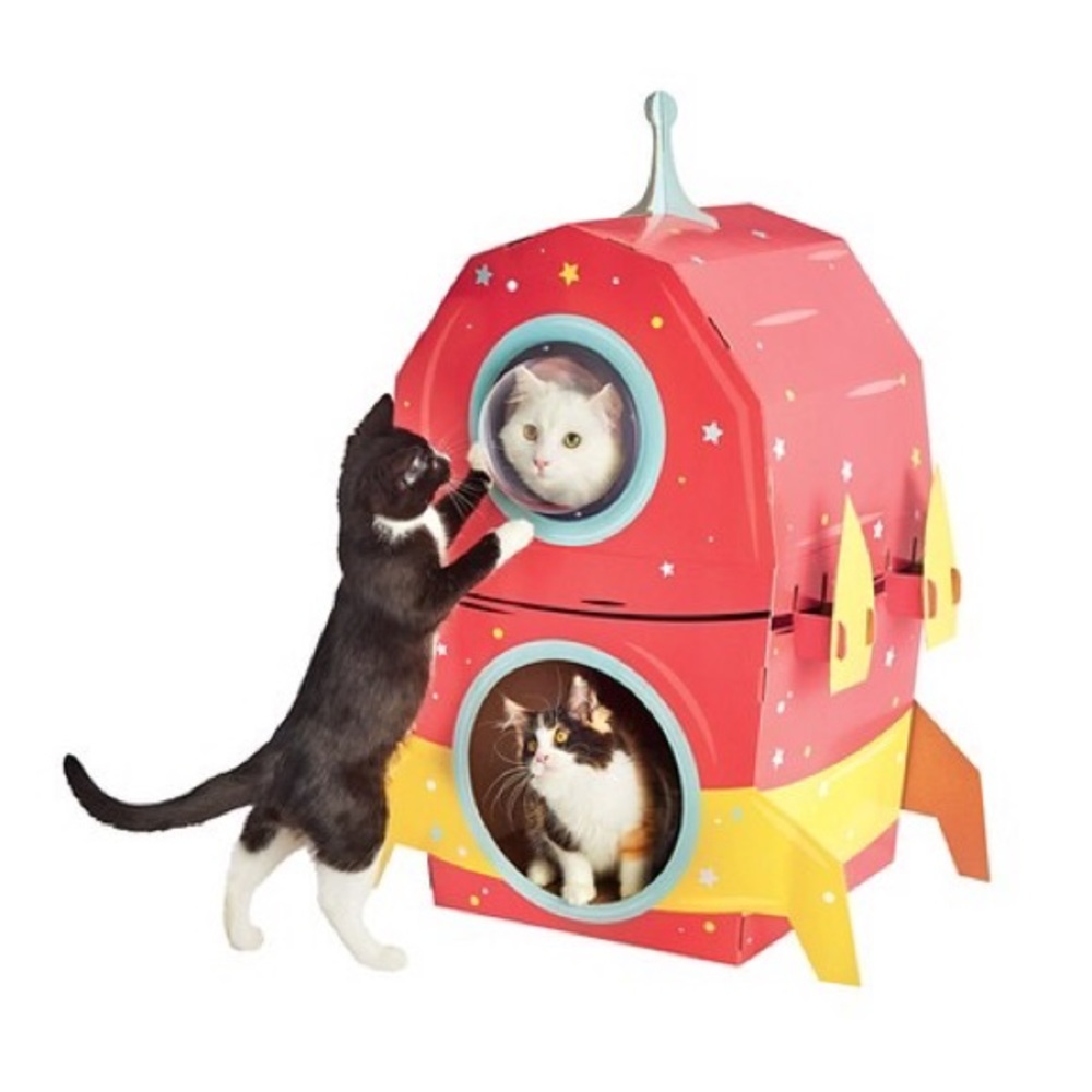 SOLDBoots & Barkley Cat Scratcher and 2 story Fun House - Picture 1 of 3